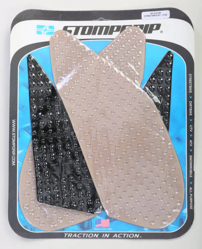 STOMPGRIP Street Traction Pad Clear for Powersports