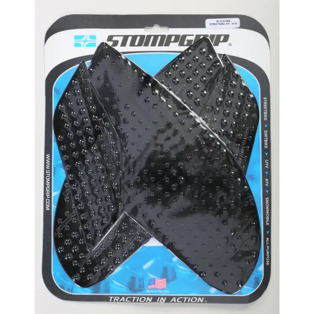 STOMPGRIP Street Traction Pad Black for Powersports