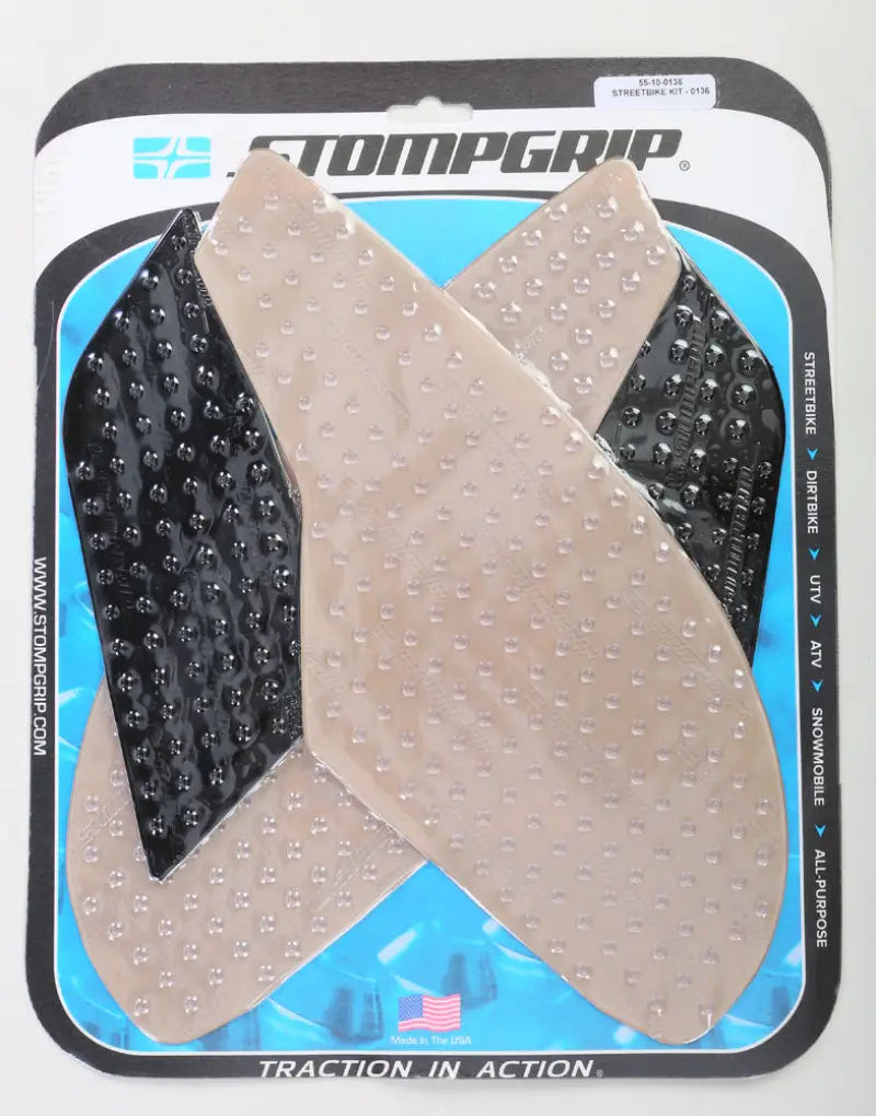 STOMPGRIP Street Traction Pad Clear for Powersports