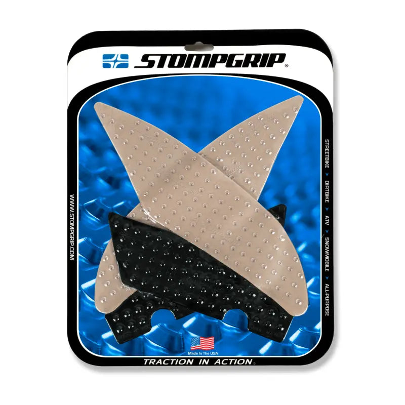 55-10-0145H Stompgrip Tank Pad Kit Volcano Clear/Black - RV and Auto Parts