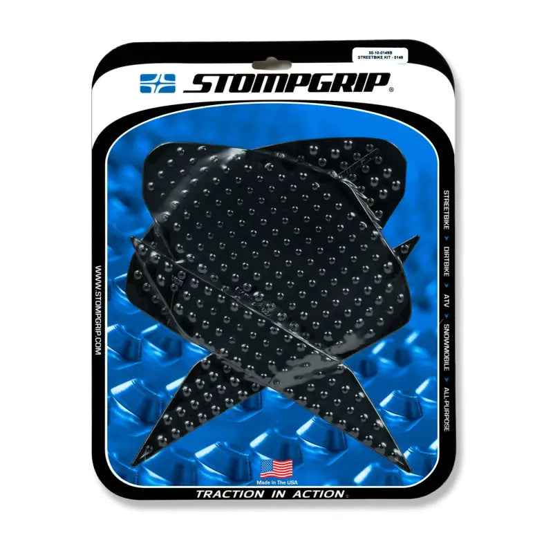 STOMPGRIP Tank Pad Kit Volcano Black for Powersports