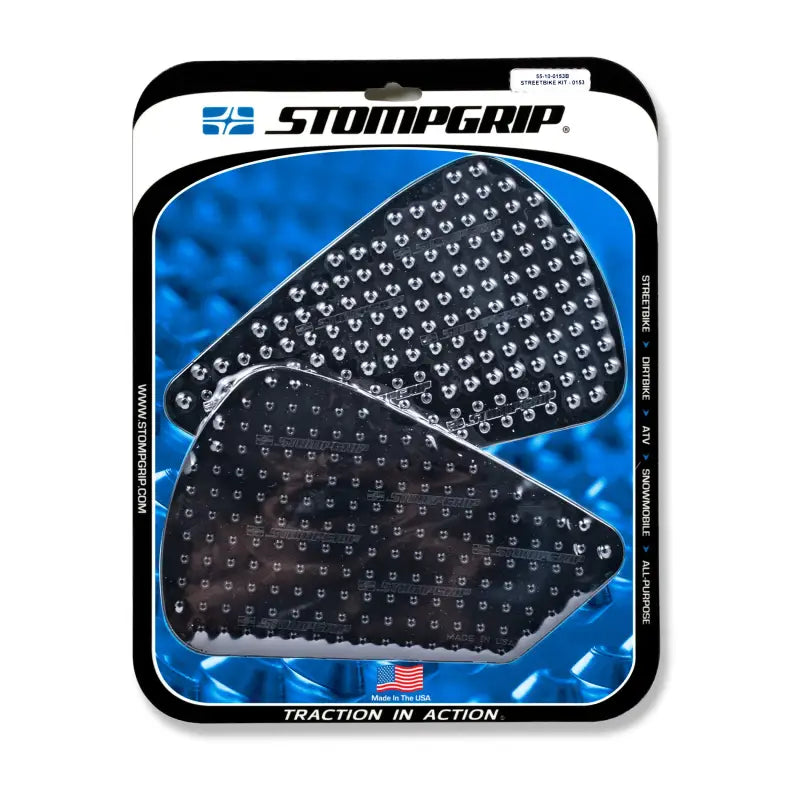 STOMPGRIP Tank Pad Kit Volcano Black for Powersports