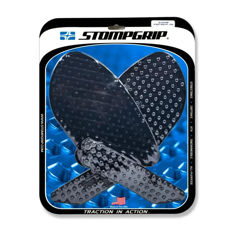 STOMPGRIP Tank Pad Kit Volcano Black for Powersports