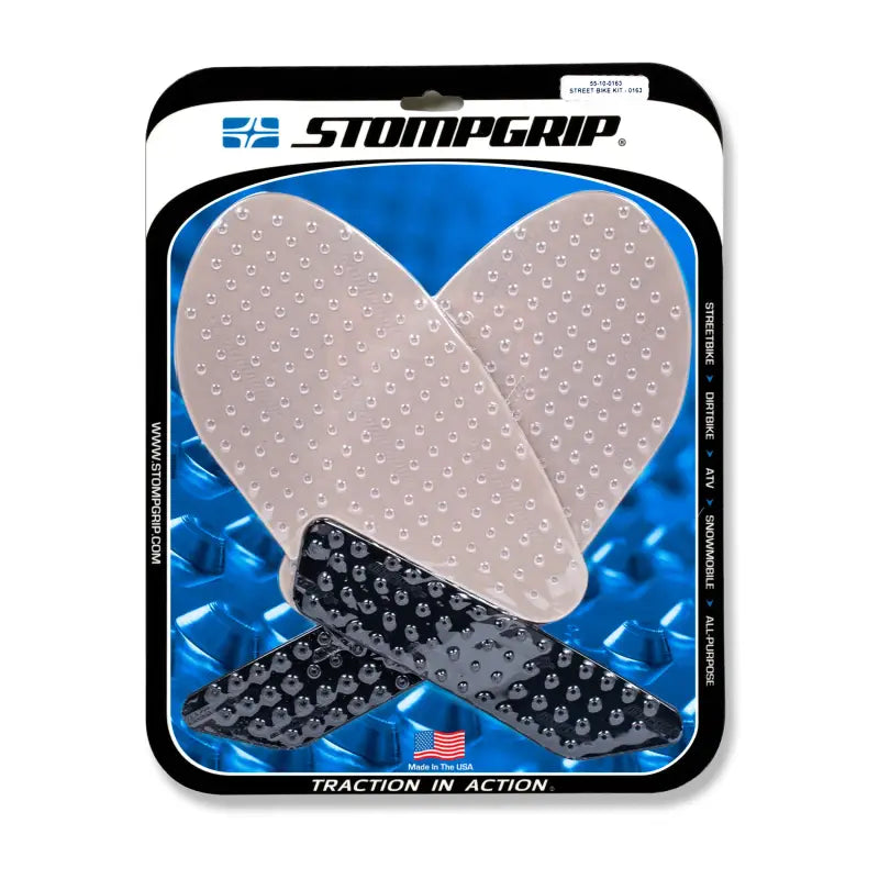STOMPGRIP Tank Pad Kit Volcano Clear for Powersports