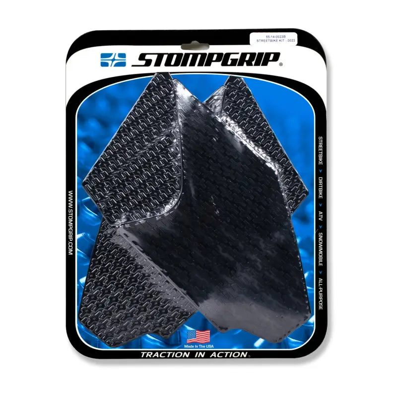 STOMPGRIP Tank Pad Kit Icon Black for Powersports