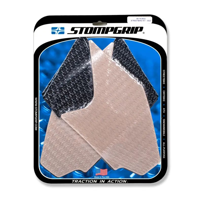 STOMPGRIP Tank Pad Kit Icon Clear for Powersports