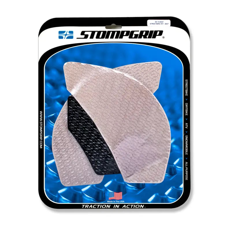 STOMPGRIP Tank Pad Kit Icon Clear for Powersports