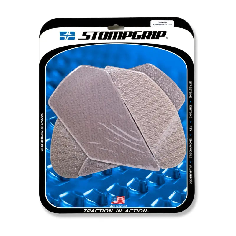 STOMPGRIP Tank Pad Kit Icon Clear for Powersports
