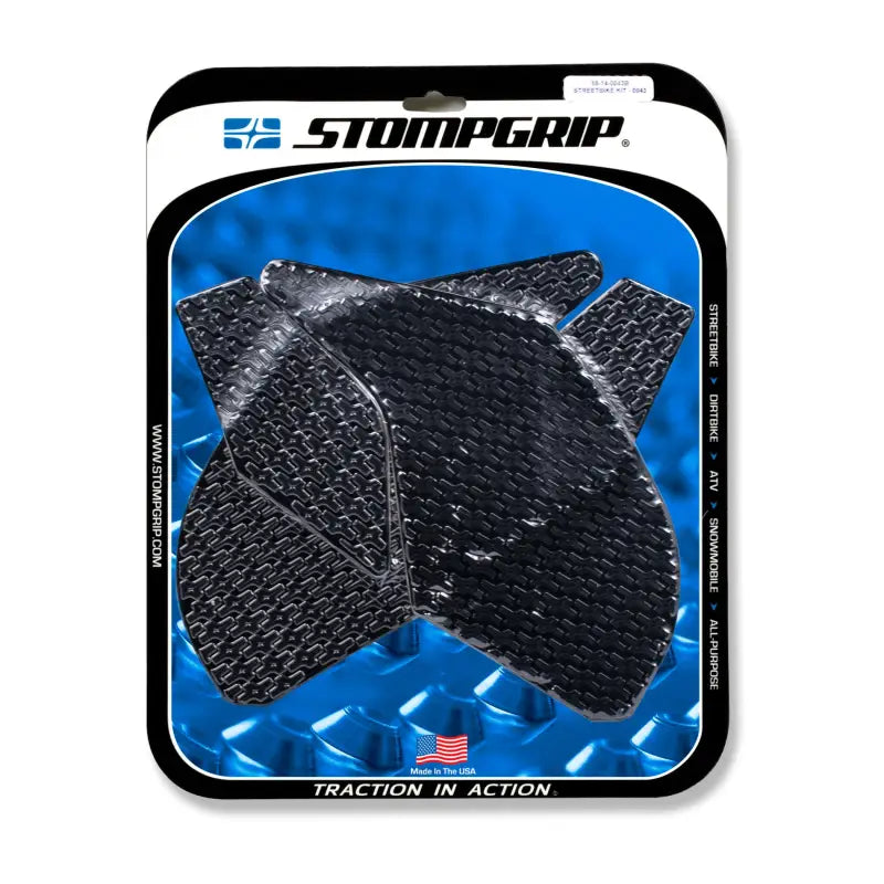 STOMPGRIP Tank Pad Kit Icon Black for Powersports