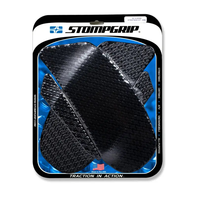 STOMPGRIP Tank Pad Kit Icon Black for Powersports