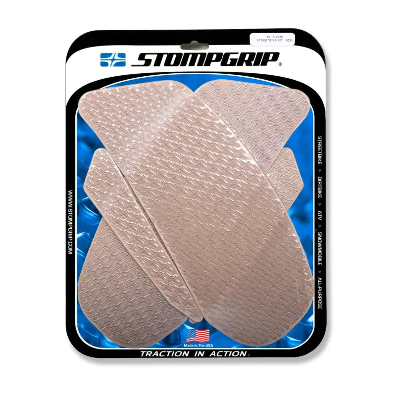 STOMPGRIP Tank Pad Kit Icon Clear for Powersports