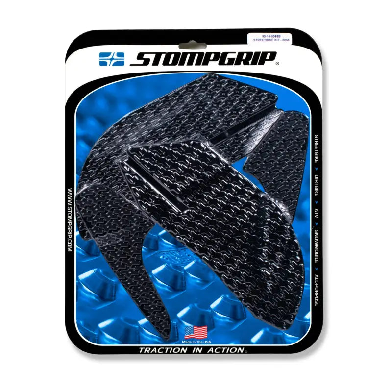 STOMPGRIP Tank Pad Kit Icon Black for Powersports