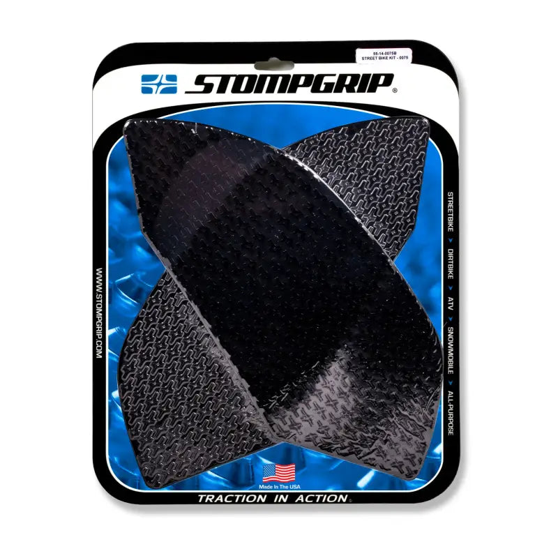 STOMPGRIP Tank Pad Kit Icon Black for Powersports