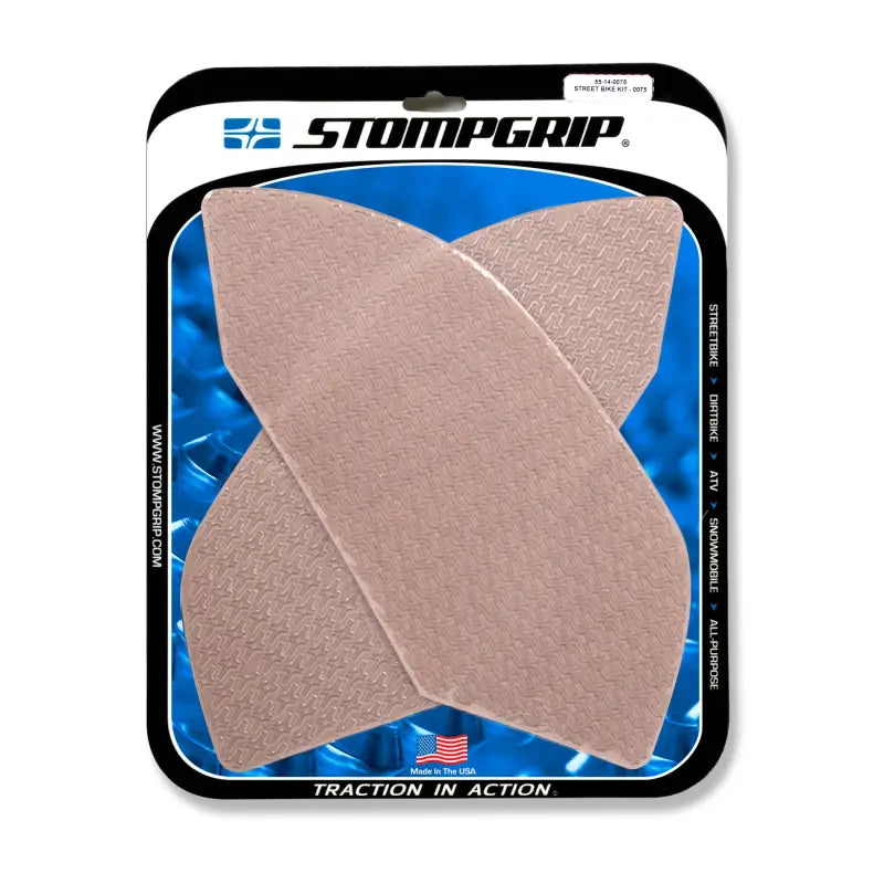 STOMPGRIP Tank Pad Kit Icon Clear for Powersports