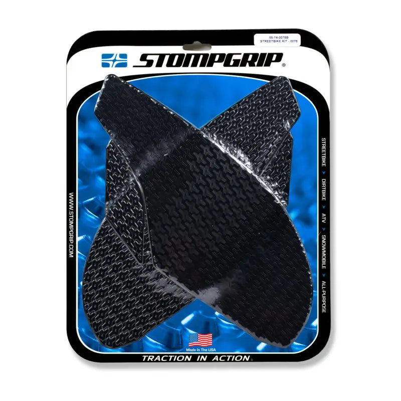 STOMPGRIP Tank Pad Kit Icon Black for Powersports