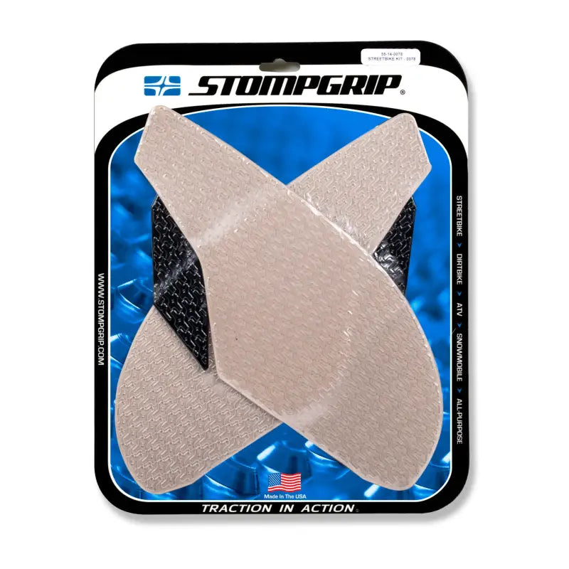 STOMPGRIP Tank Pad Kit Icon Clear for Powersports