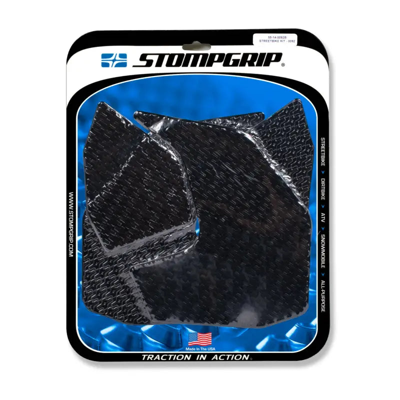 STOMPGRIP Tank Pad Kit Icon Black for Powersports