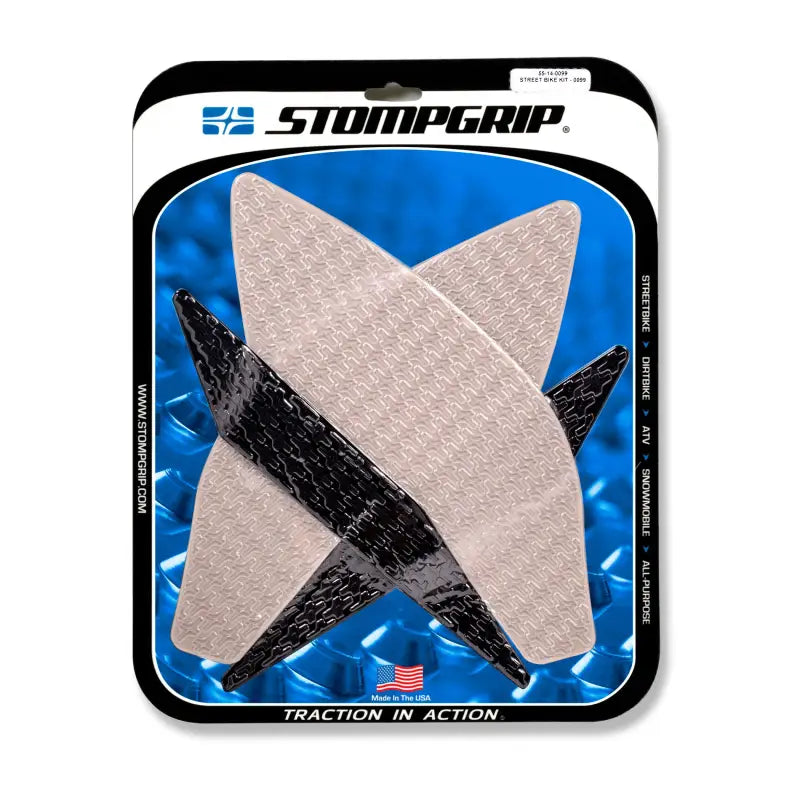 STOMPGRIP Tank Pad Kit Icon Clear for Powersports