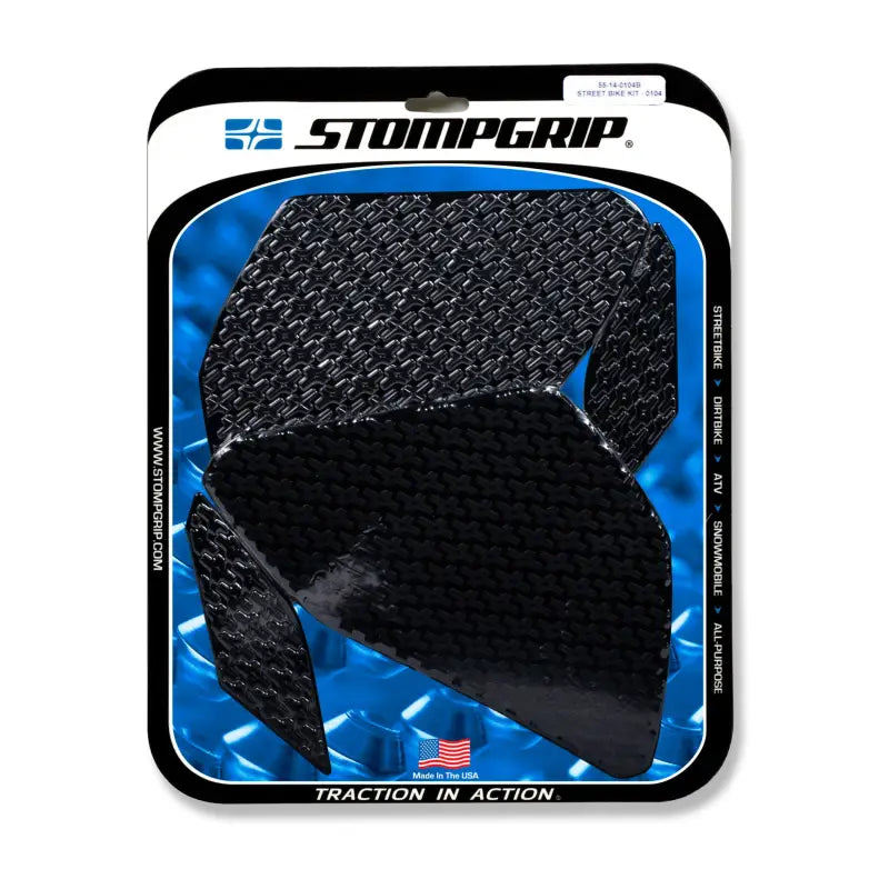STOMPGRIP Tank Pad Kit Icon Black for Powersports