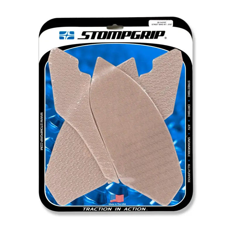 STOMPGRIP Tank Pad Kit Icon Clear for Powersports