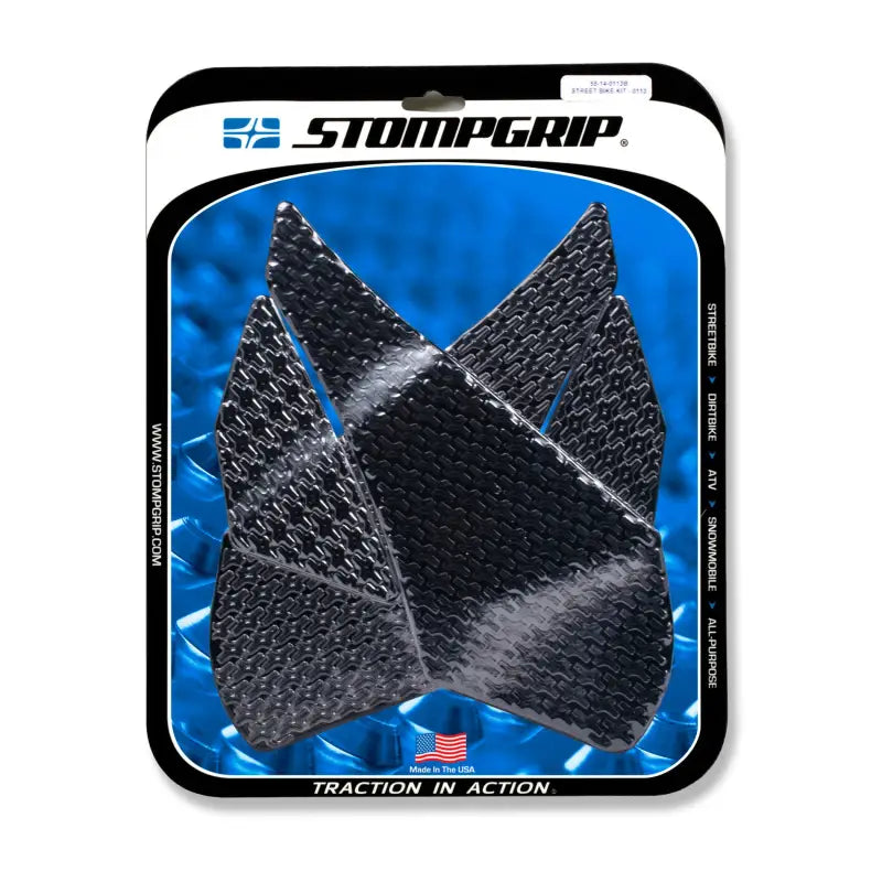 STOMPGRIP Tank Pad Kit Icon Black for Powersports