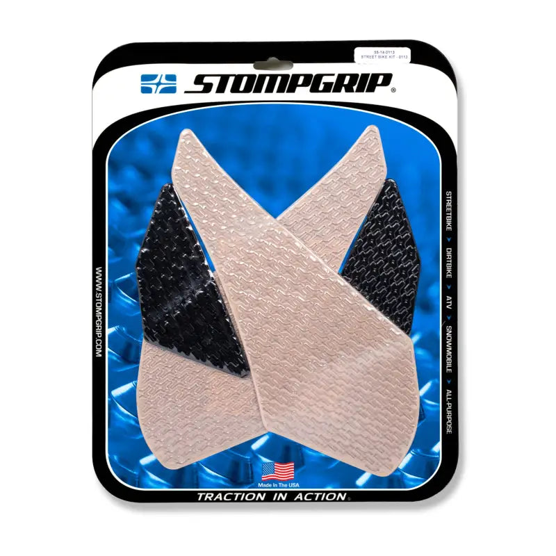 STOMPGRIP Tank Pad Kit Icon Clear for Powersports