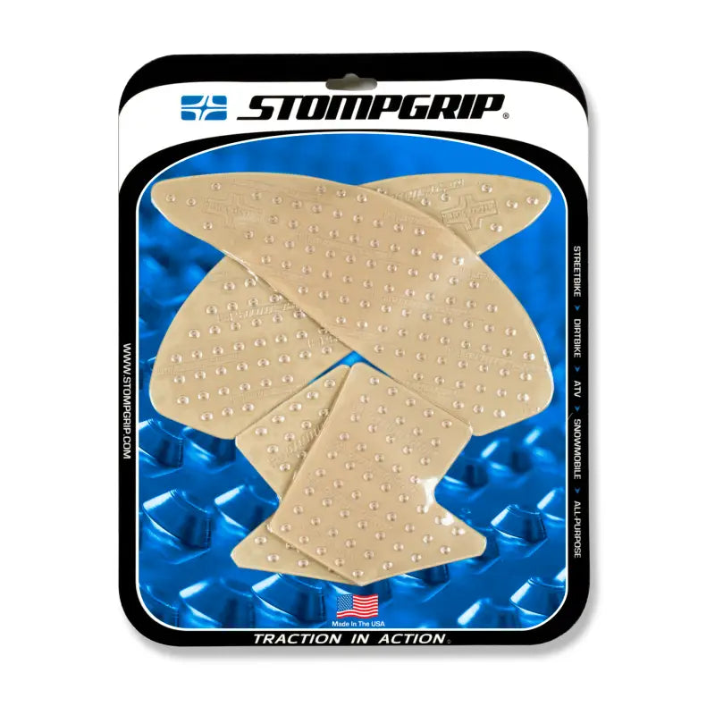 55-14-0138C Stompgrip Tank Pad Kit Icon Clear - Street Traction