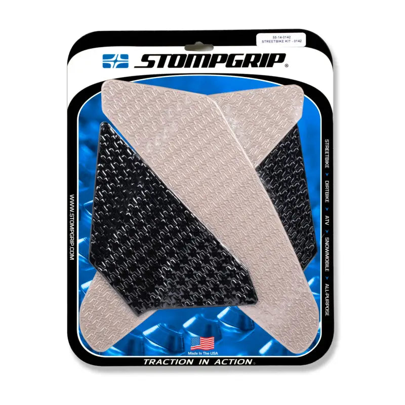 STOMPGRIP Tank Pad Kit Icon Clear for Powersports
