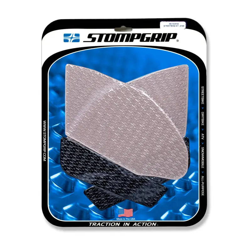 STOMPGRIP Tank Pad Kit Icon Clear for Powersports
