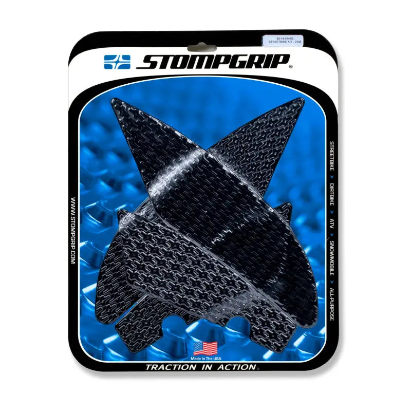 STOMPGRIP Tank Pad Kit Icon Black for Powersports