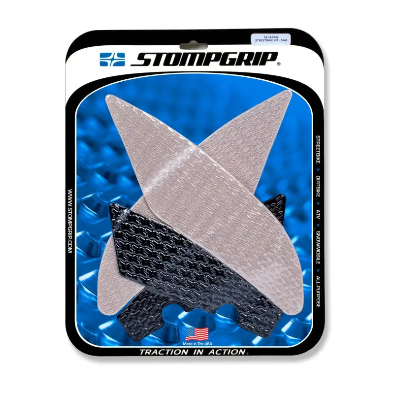STOMPGRIP Tank Pad Kit Icon Clear for Powersports