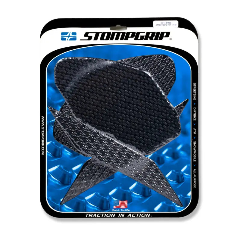 STOMPGRIP Tank Pad Kit Icon Black for Powersports