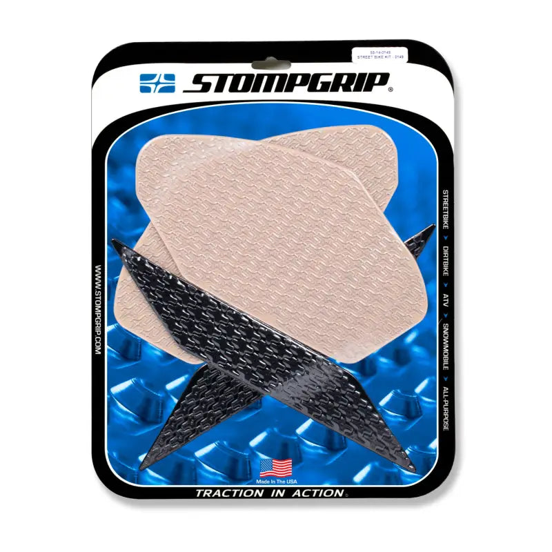 STOMPGRIP Tank Pad Kit Icon Clear for Powersports