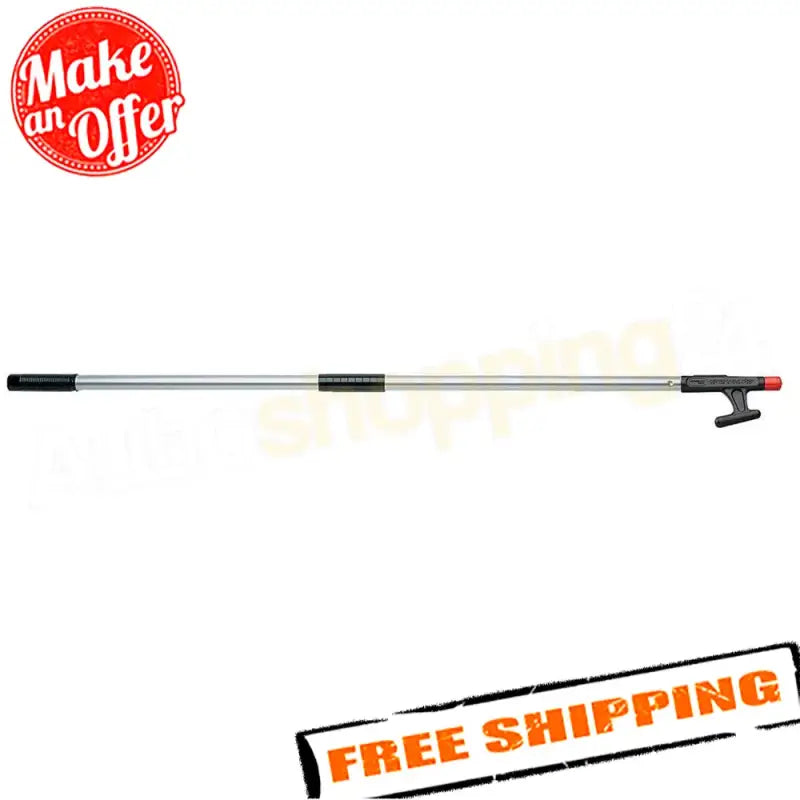 Extendable pole with trigger grip on the 55008 Garelick Boat Hook 8 Poly Head