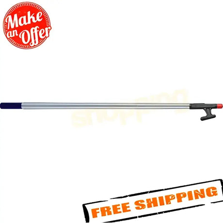 Silver extension pole with hook from 55170 Garelick Boat Hook Tele 3.5 to 8 inches
