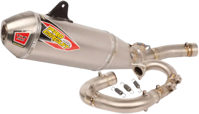 PRO Circuit TI-6 BC Systems Exhaust 0332645BC - Titanium TI-6 System END-CAP
