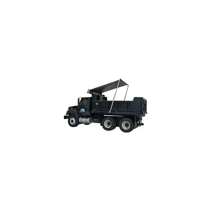 Black dump truck for 5544000 Buyers Prod Tarp Kit 12V Alum 4 Spr 600W/90:1 1 setup