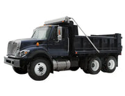 Dark blue dump truck for 5544000 Buyers Prod Tarp Kit 12V Alum 4 Spr 600W/90:1 1