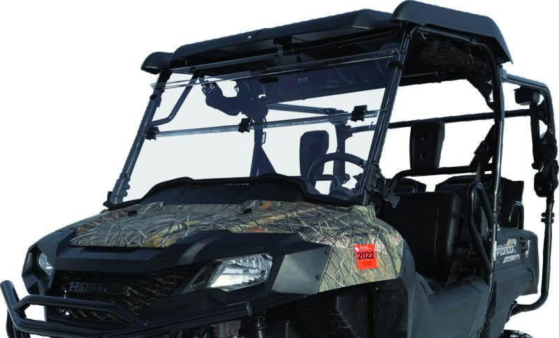 QuadBoss 375782 QuadBoss 14-22 Honda SXS700 Pioneer 700 Windbreak Folding Windshield - 375782