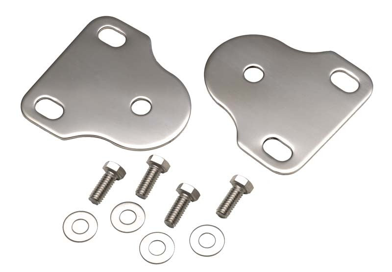 Kentrol 30408 Kentrol 76-95 Jeep CJ/Wrangler YJ Interior Windshield Brackets Pair - Polished Silver
