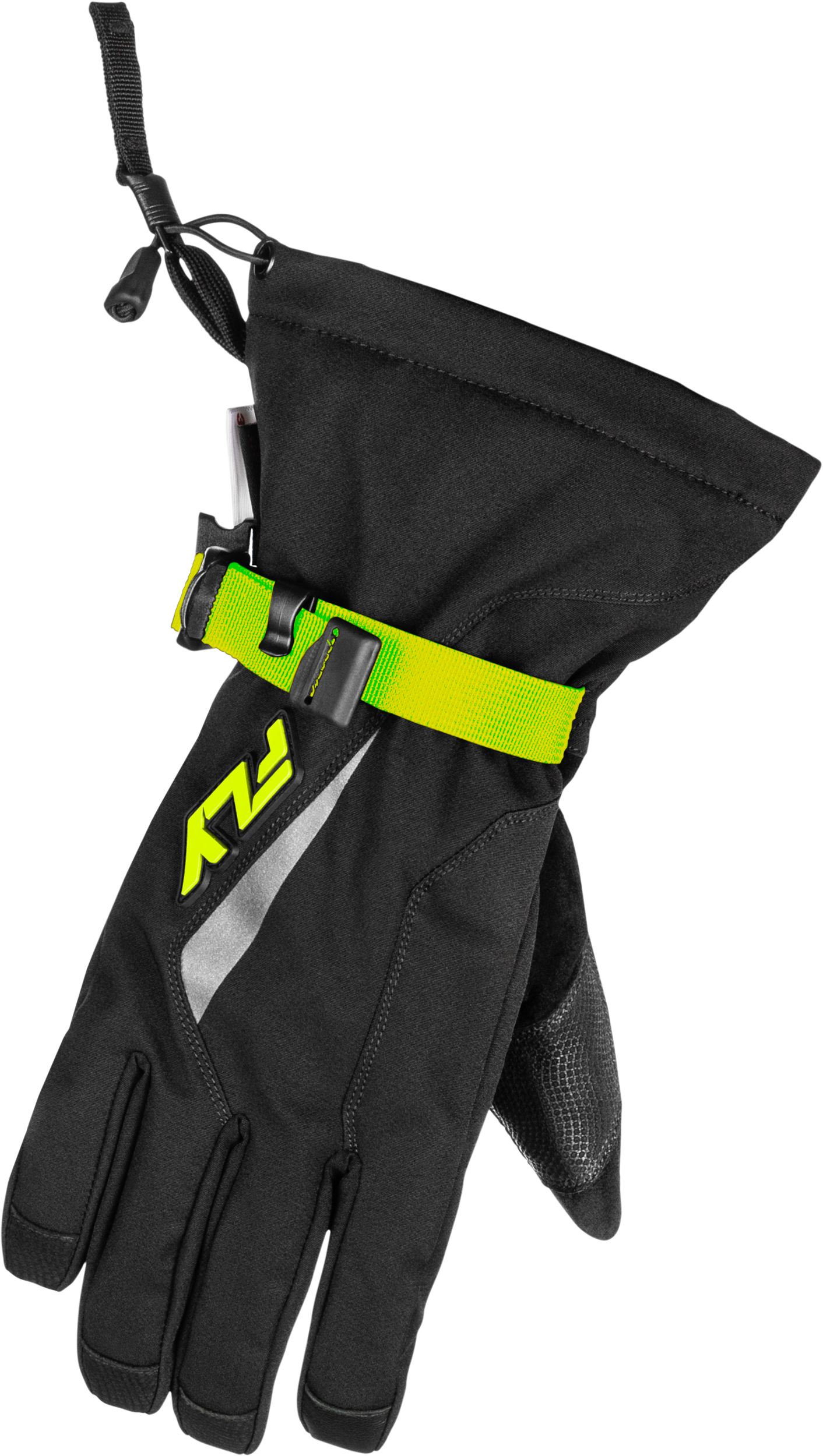 Title Gauntlet Gloves Black/Hi Vis Sm