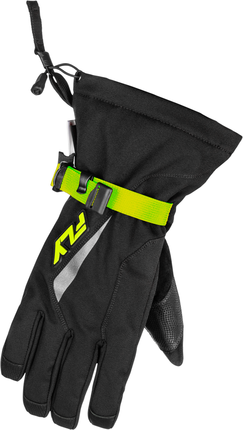 Title Gauntlet Gloves Black/Hi Vis Lg
