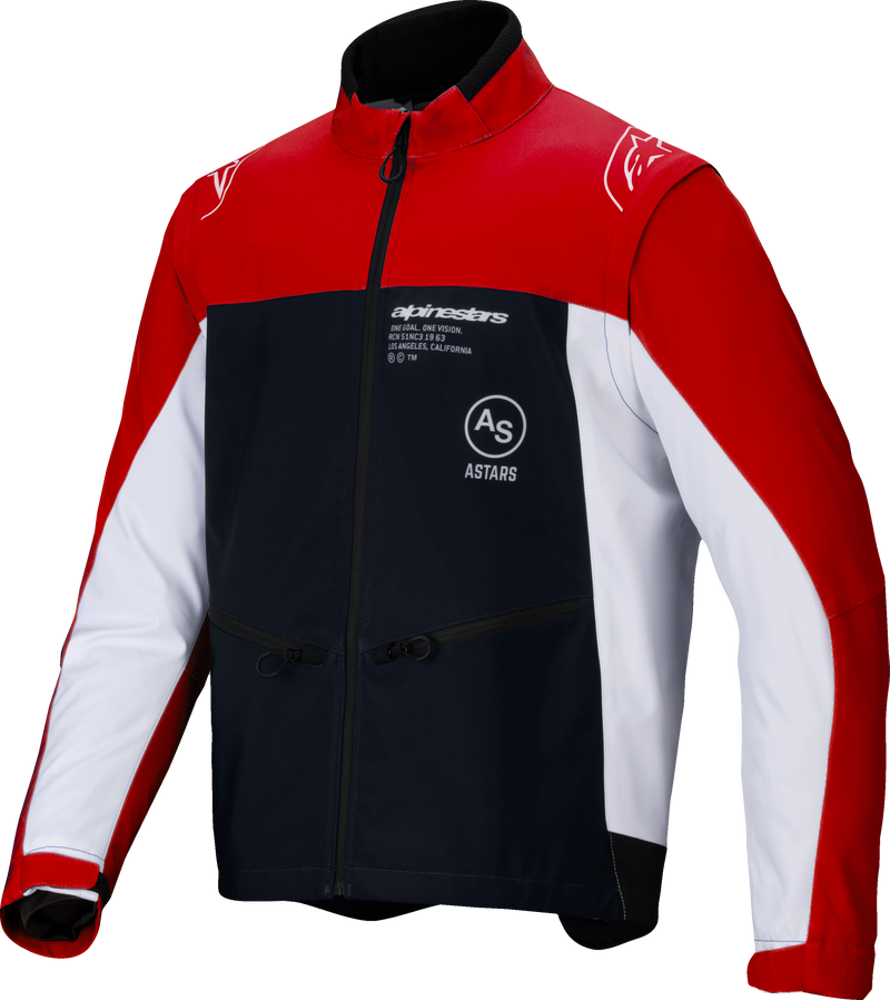 Lite Dura Softshell Jacket Black/Bright Red/White Xl