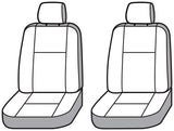 Covercraft 19-24 Chevrolet Silverado Polycotton SeatSaver Custom Front Row Seat Covers - Charcoal