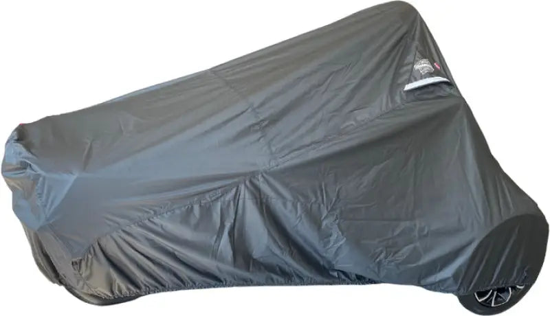 Dark gray waterproof vehicle cover for three-wheeled motorcycle, Weatherall Plus style