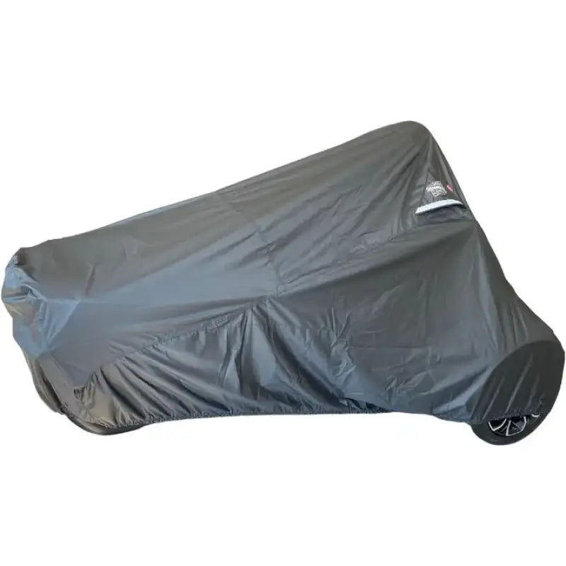 Dark gray waterproof vehicle cover for three-wheeled motorcycle, Weatherall Plus style