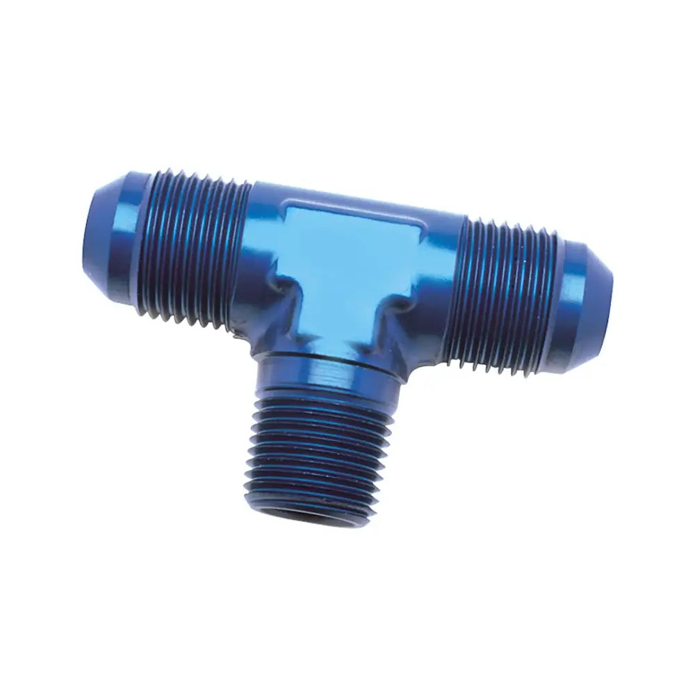 560325 Speedfx -3Anx1/8 Nptf Blu Flar To Pipe Tee - Fittings and Plugs