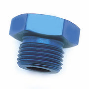 560614 Speedfx -6An Blu St Thrd(O-Ring) Plg - Fitting Plug/ Cap