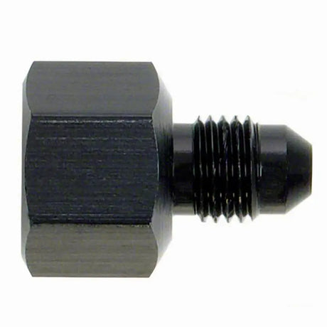Black anodized aluminum flare reducer fitting for 560617BK Speedfx -10AN to -6AN design