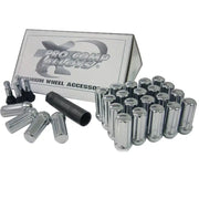 Chrome lug nuts and tool for 560618BK Speedfx -6An Black Tube Nut application